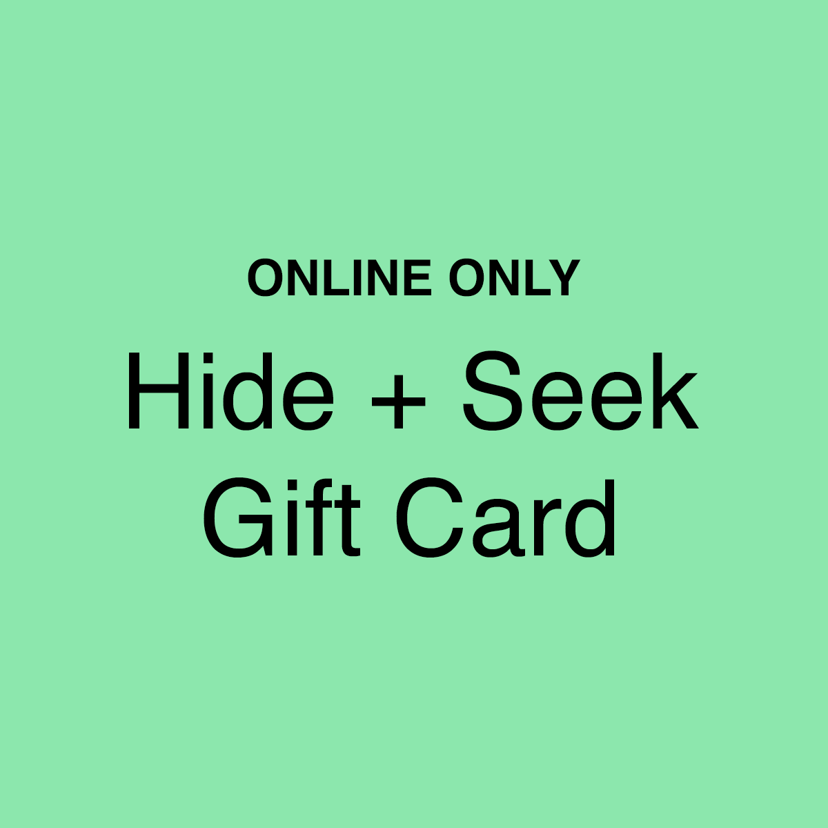 Online Gift Card