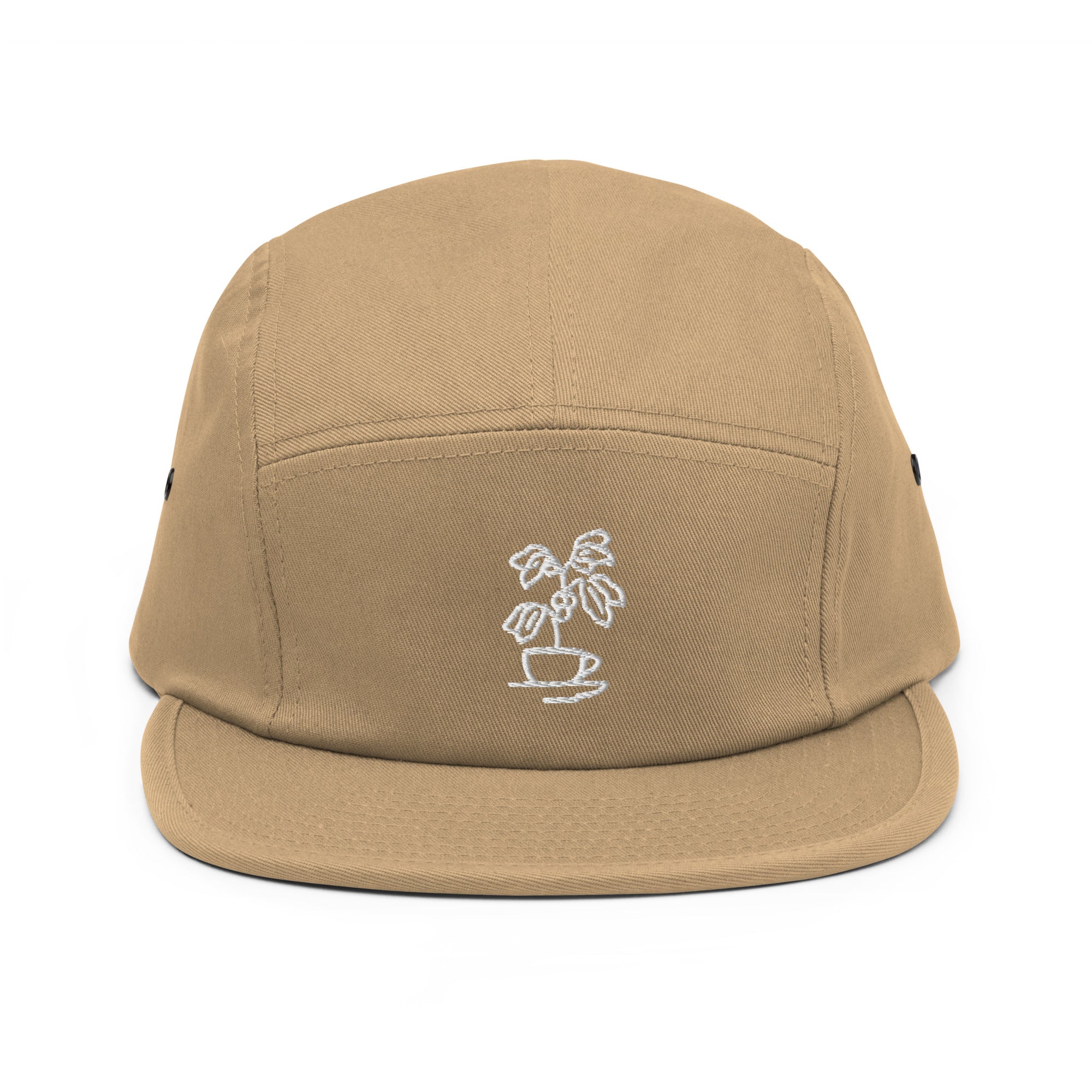 H+S x Jeerg = 5 Panel Hat – Hide + Seek Coffee