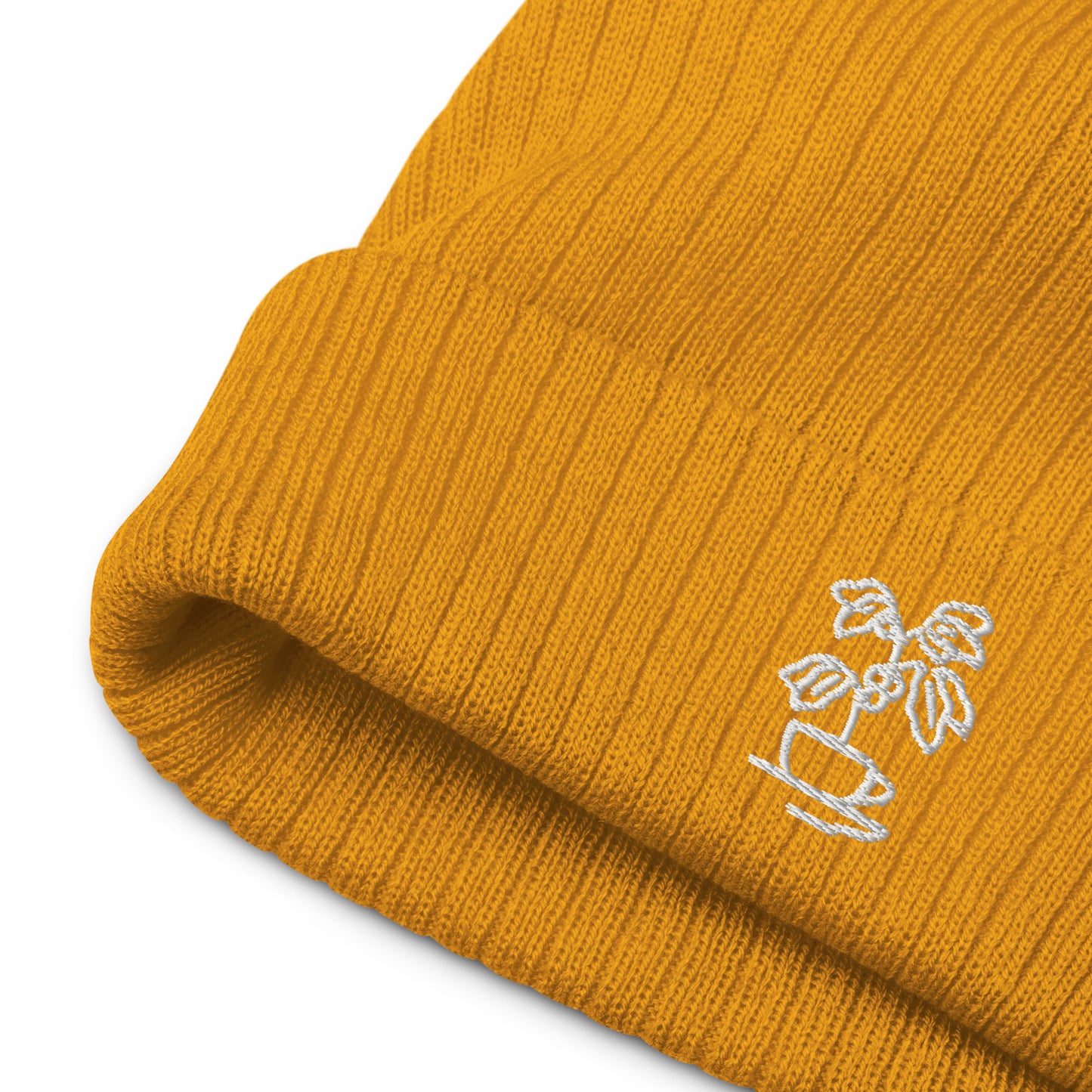 H+S x Jeerg = Ribbed Knit Coffee Plant Toque