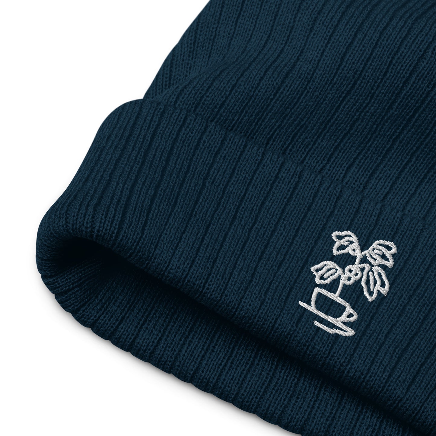 H+S x Jeerg = Ribbed Knit Coffee Plant Toque