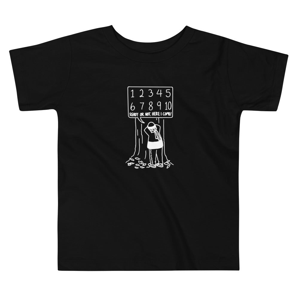 H S x Jeerg Ready Or Not Toddler T Shirt Hide Seek Coffee