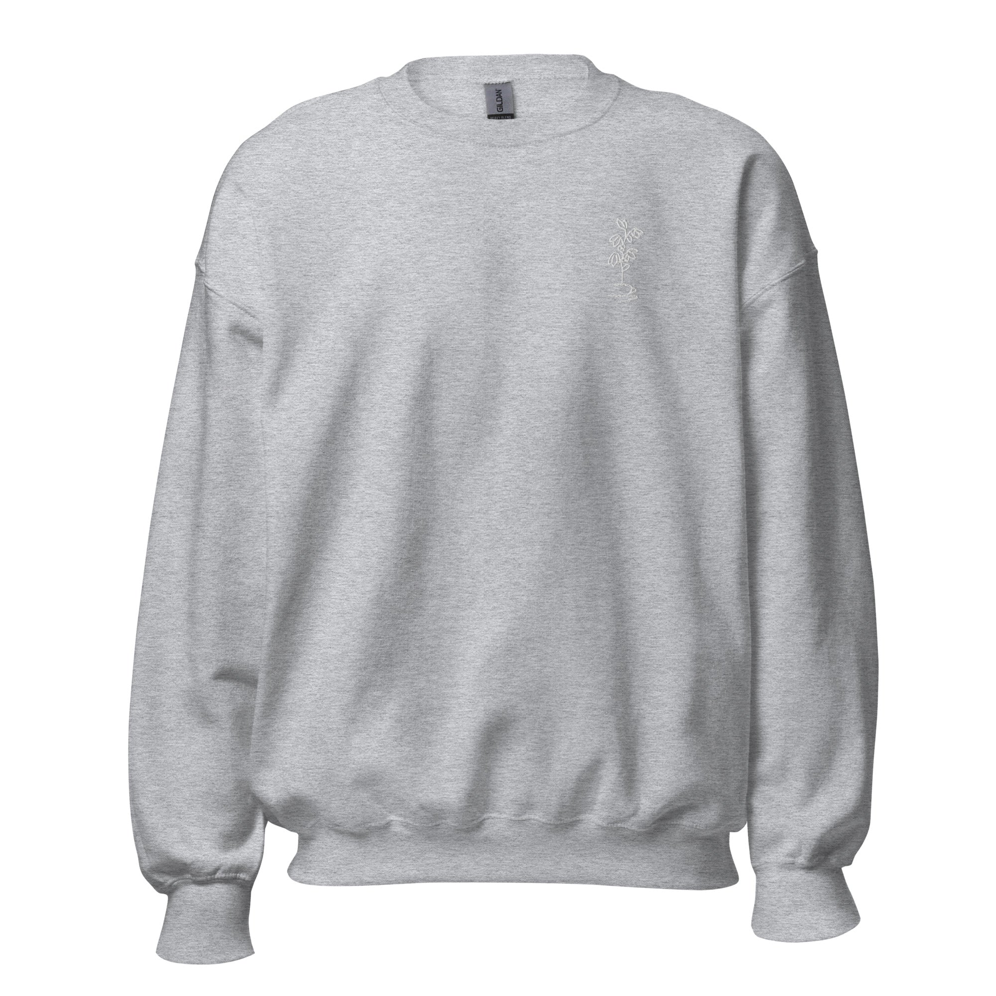 Plain grey 2025 crew neck